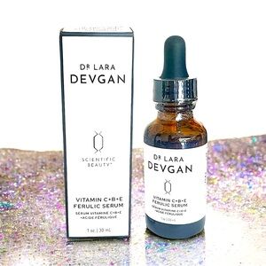 Dr. Lara Devgan Scientific Beauty Vitamin C+B+E Ferulic Serum 1oz NIB RV $145